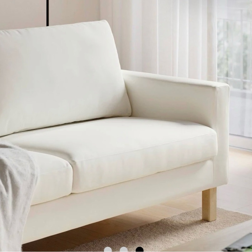 NEW Ikea Cushion KIVIK Seat Cover  Blekinge White Zip Single Sofa 201.831.74